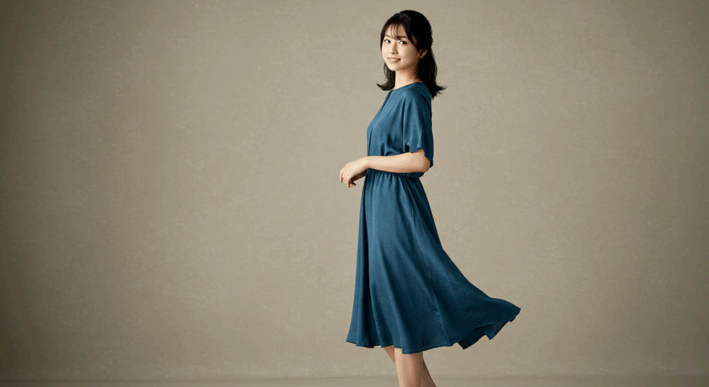 女性の立ち姿