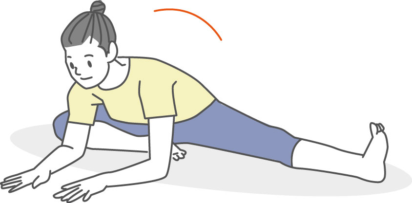 内転筋ストレッチ