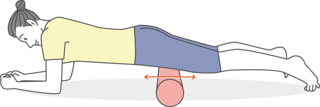 前ももストレッチ