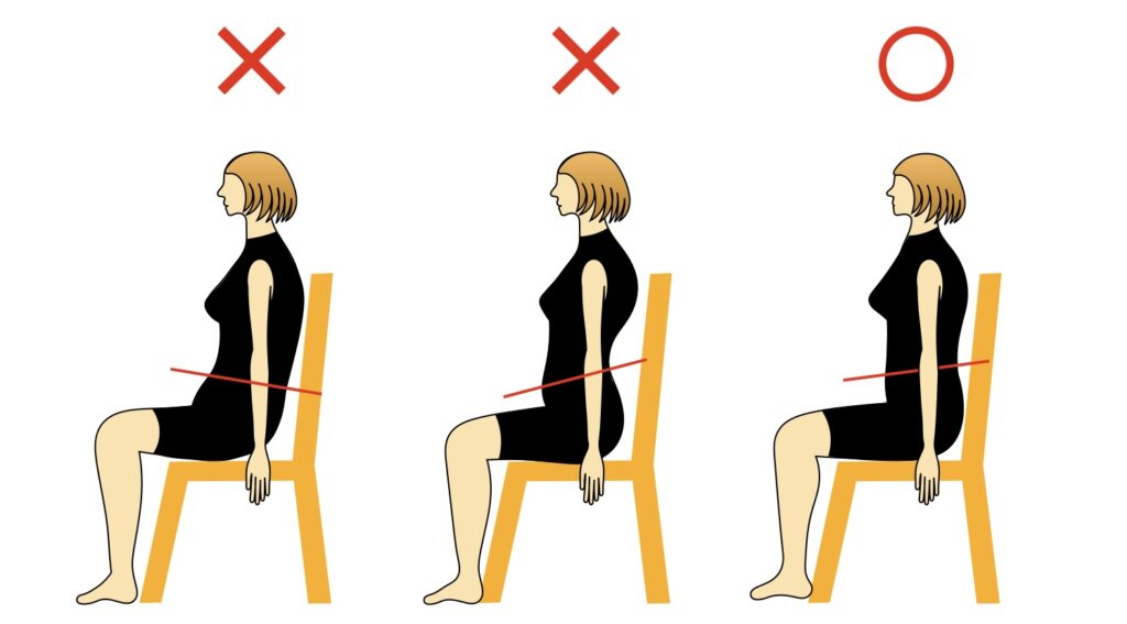 反り腰座り姿勢