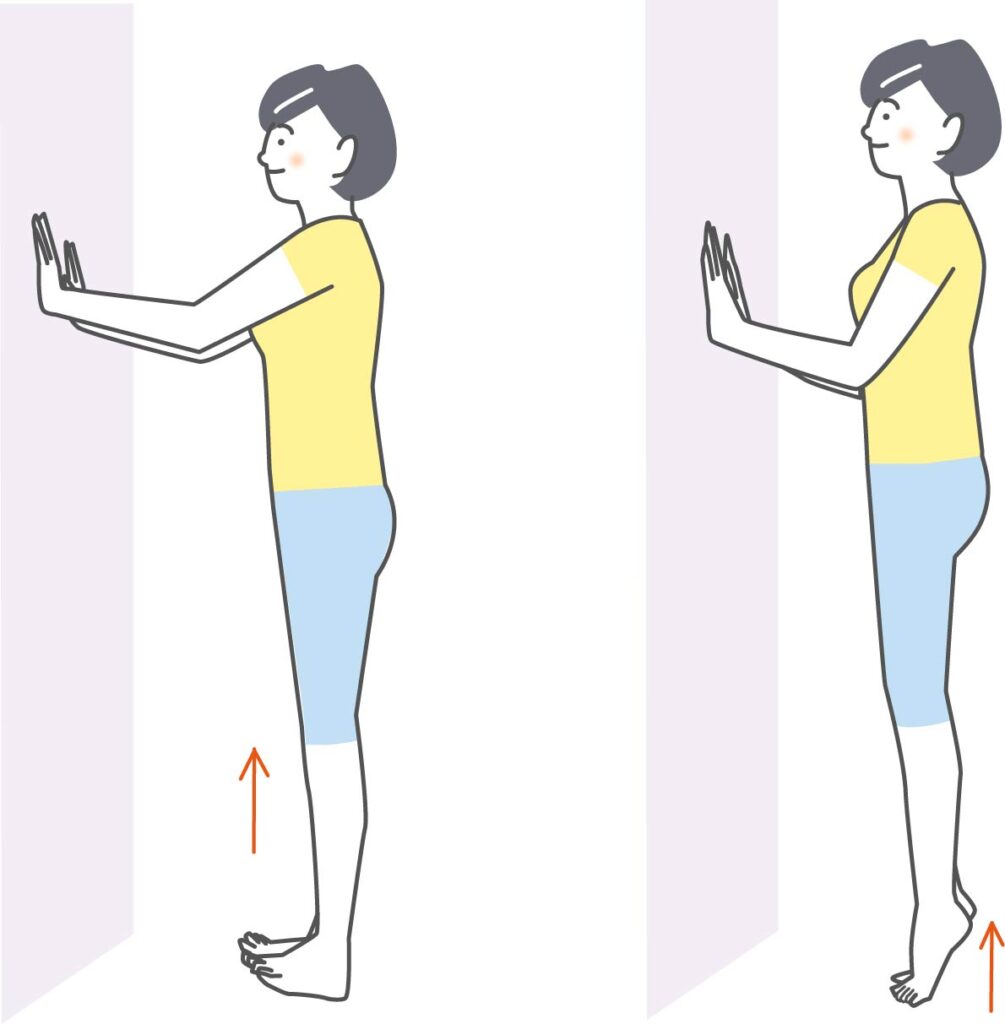 壁トレふくらはぎ