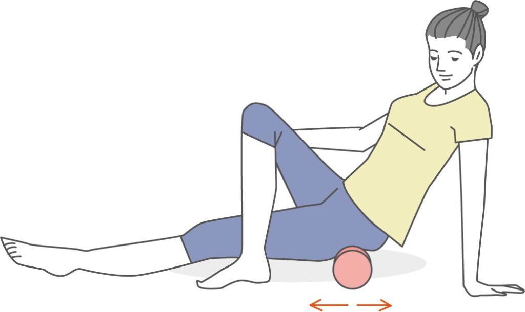 外ももストレッチ