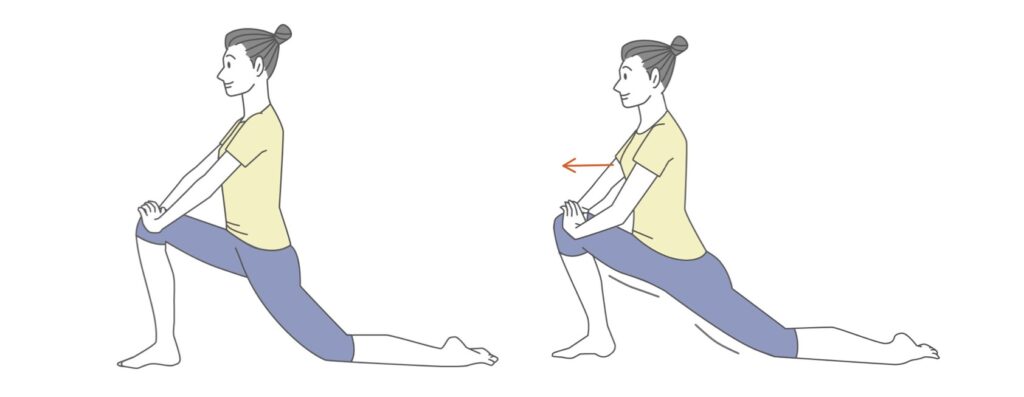 大腿前面ストレッチ