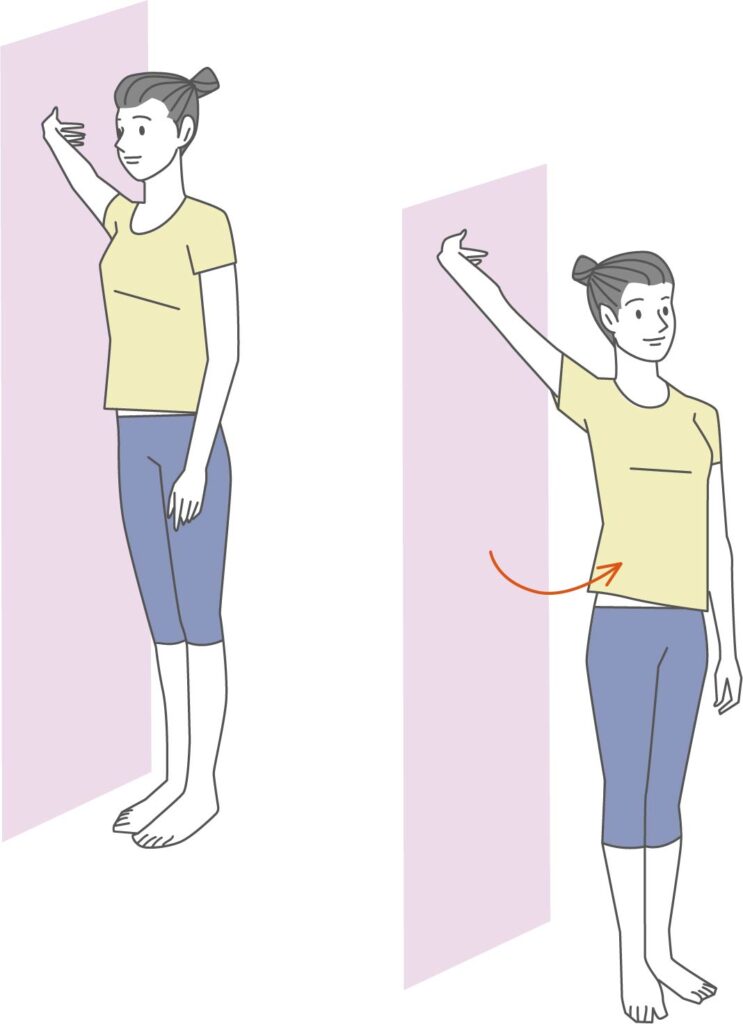 胸筋ストレッチ