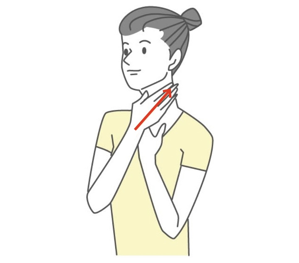 胸鎖乳突筋マッサージ