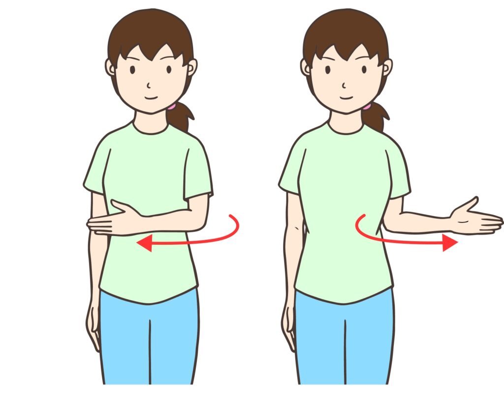 腱板ストレッチ