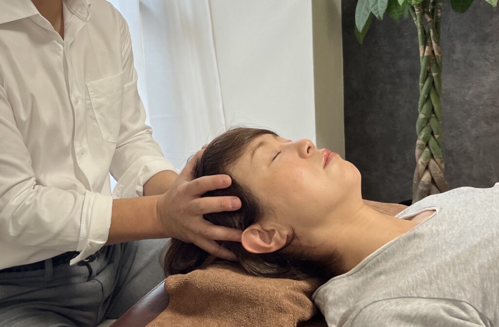 頭痛整体の様子